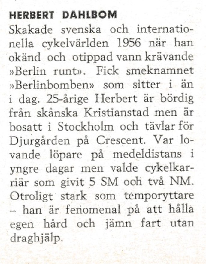Herbert Dahlbom b